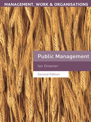 cover image of Public Management